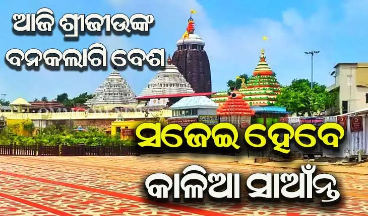 ଆଜି ମହାପ୍ରଭୁଙ୍କ ବନକଲାଗି ନୀତି : ୪ ଘଣ୍ଟା ବନ୍ଦ ରହିବ ସାଧାରଣ ଦର୍ଶନ