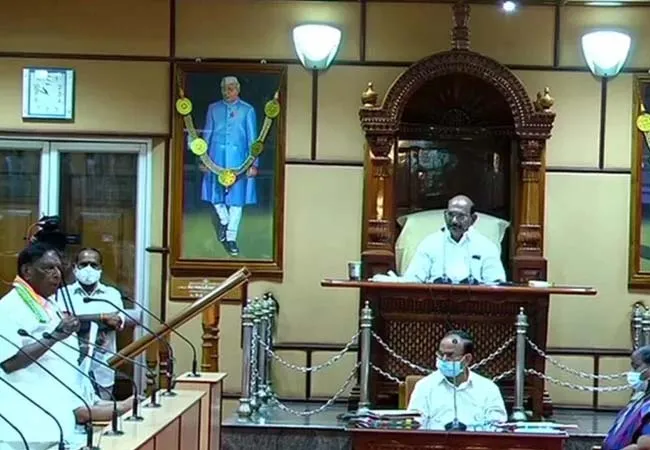 ପୁଡୁଚେରୀରେ ଭାଙ୍ଗିଲା କଂଗ୍ରେସ ସରକାର, ସଂଖ୍ୟା ଗରିଷ୍ଠତା ପ୍ରମାଣରେ ଫେଲ୍ ମାରିଲେ ଭି.ନାରାୟଣସ୍ୱାମୀ