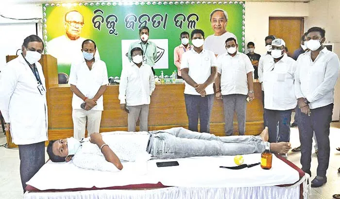 ବିଜୁ ଛାତ୍ର ଜନତା ଦଳ ପକ୍ଷରୁ ସପ୍ତାହବ୍ୟାପୀ ରକ୍ତଦାନ ଶିବିର