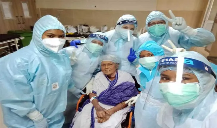 କରୋନାକୁ ହରାଇଲେ ୯୭ ବର୍ଷ ବୟସ୍କା ବୃଦ୍ଧା