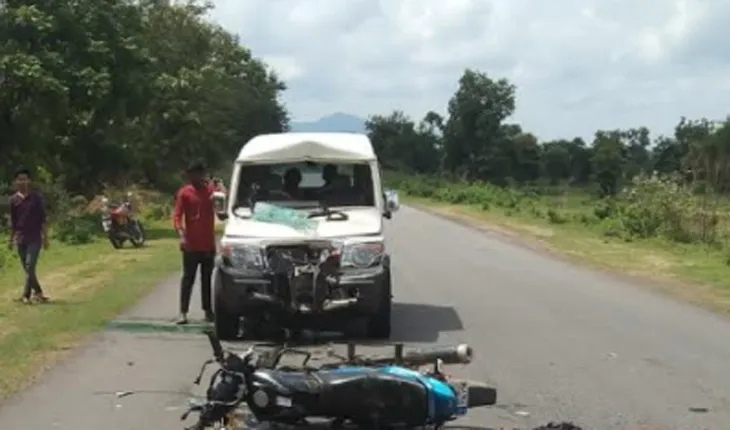 ବୋଲେରୋ- ବାଇକ ମୁହାଁମୁହିଁ ଧକ୍କାରେ ୨ ଭାଇ ମୃତ