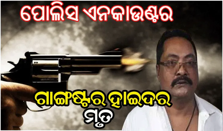 ପୋଲିସ ଏନକାଉଣ୍ଟରରେ ଗାଙ୍ଗଷ୍ଟର ହାଇଦରର ମୃତ୍ୟୁ
