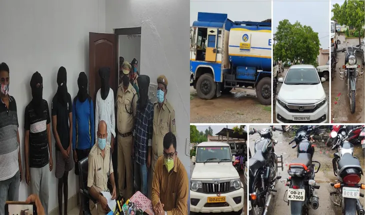 ମାର୍ଶାଘାଇ ପୋଲିସର ସଫଳତା: ଜାତୀୟ ରାଜପଥରୁ ତୈଳଗାଡି ଲୁଟ୍ ରାକେଟ୍‌ର ପର୍ଦ୍ଦାଫାସ୍,  ୫ ଗିରଫ