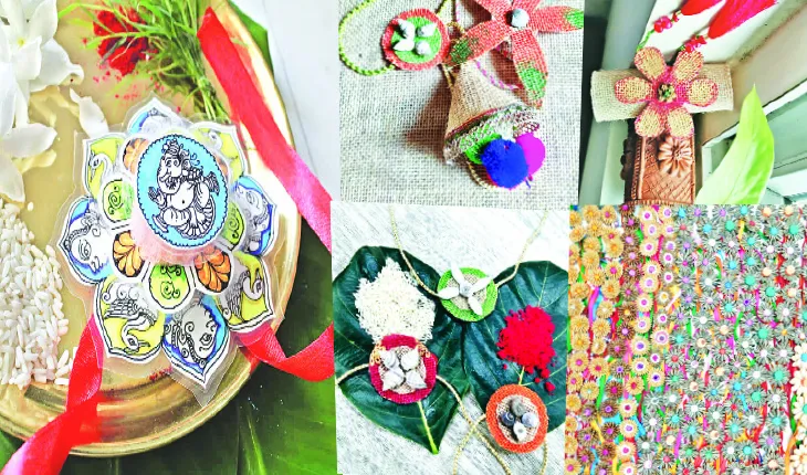 ରାକ୍ଷୀରେ ପ୍ଲାଷ୍ଟିକ୍‍ ସଚେତନତା, ମନ ଜିଣୁଛି  ବିହନରେ ପ୍ରସ୍ତୁତ ରାକ୍ଷୀ