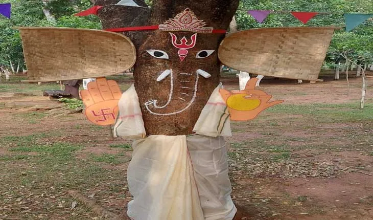 ରାଜଧାନୀରେ ପରିବେଶ ସଚେତନତାର ବାର୍ତ୍ତା ବାଣ୍ଟୁଛି ଗଣେଶ ପୂଜା: ଗଛରେ ପୂଜା ପାଉଛନ୍ତି ଗଜାନନ