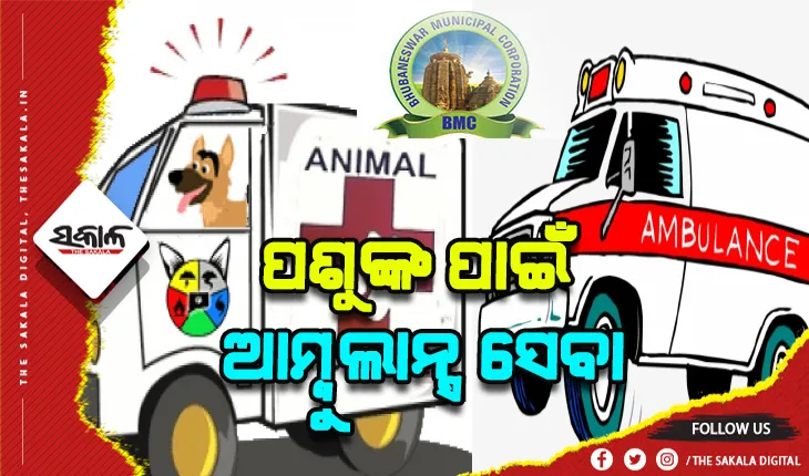 ପଶୁଙ୍କ ପାଇଁ ଆମ୍ବୁଲାନ୍ସ ଆଣିବ ବିଏମ୍‍ସି
