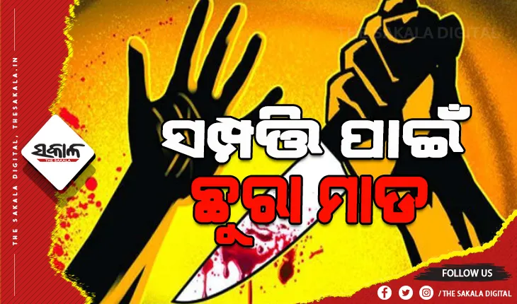 ସମ୍ପତ୍ତି ପାଇଁ ମରଣାନ୍ତକ ଆକ୍ରମଣ, ଦୁଇ ଜ୍ବାଇଁଙ୍କ ଛୁରା ମାଡରେ ଦାଦାଶୂର ଗୁରୁତର