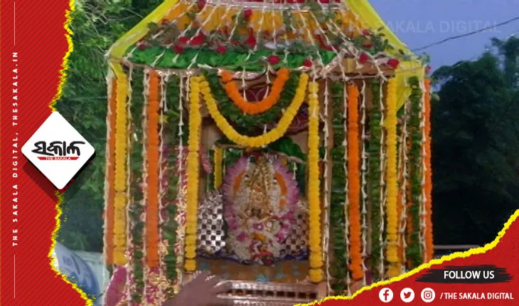 ସରିଲା ମହାପ୍ରଭୁ ଲିଙ୍ଗରାଜଙ୍କ ବିବାହ: ମନ୍ଦିରରେ ପ୍ରବେଶ କରିଛନ୍ତି ଦେବ ଦମ୍ପତି