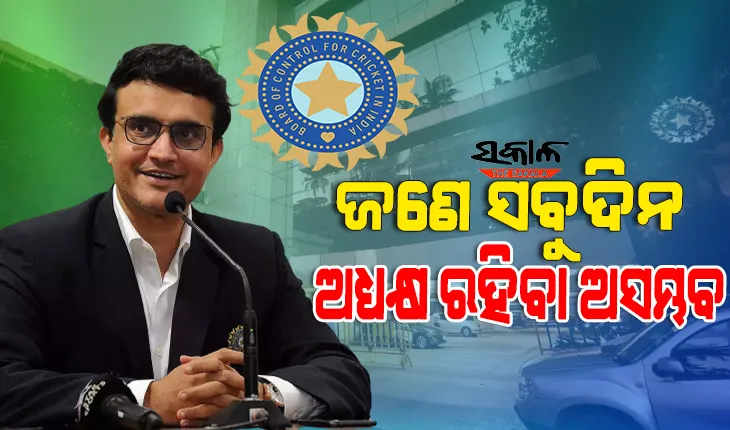 ବିସିସିଆଇ ସଭାପତି ପଦକୁ ନେଇ ଚାଲିଥିବା ରାଜନୀତି ପ୍ରସଙ୍ଗରେ ମୁହଁ ଖୋଲିଲେ ସୌରଭ ଗାଙ୍ଗୁଲି, କହିଲେ ….