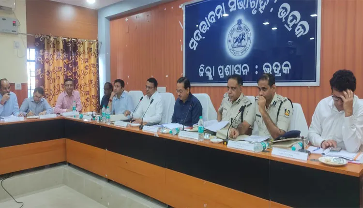 ଭଦ୍ରକରେ ରାଜ୍ୟ ମୁଖ୍ୟ ନିର୍ବାଚନ ଅଧିକାରୀ, ଧାମନଗର ଉପ-ନିର୍ବାଚନ ପ୍ରସ୍ତୁତିର କଲେ ସମୀକ୍ଷା