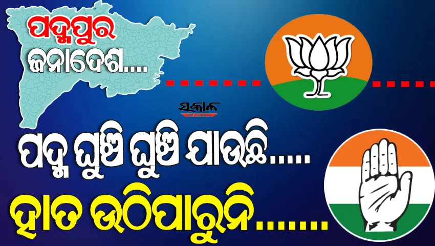 ପଦ୍ମପୁର ରେଜଲ୍ଟ : ଉଡ଼ିଲାଣି ଶଙ୍ଖ ପତାକା, ବିଜେଡ଼ି ଜିନ୍ଦାବାଦ୍ ନାରା ସହ ଆରମ୍ଭ ହେଲା ବିଜେଡିର ସେଲିବ୍ରେସନ
