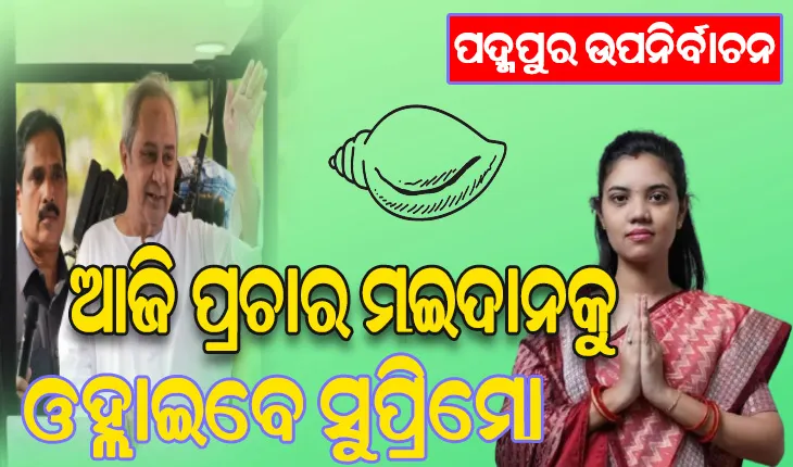 ପଦ୍ମପୁର ଉପନିର୍ବାଚନ: ଆଜି ଦଳୀୟ ପ୍ରାର୍ଥୀ ବର୍ଷା ସିଂ ବରିହାଙ୍କ ପାଇଁ ପ୍ରଚାର କରିବେ ଦଳର ସୁପ୍ରିମୋ ନବୀନ ପଟ୍ଟନାୟକ
