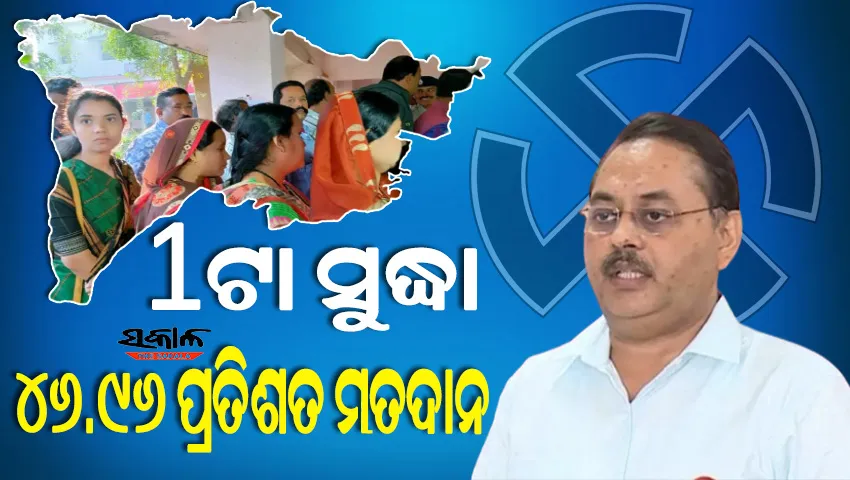 ପଦ୍ମପୁର ଉପନିର୍ବାଚନ ପାଇଁ ଜାରି ରହିଛି ମତଦାନ: ଦିନ ୧ ଟା ସୁଦ୍ଧା ୪୬.୯୬ ପ୍ରତିଶତ ଭୋଟ୍‌