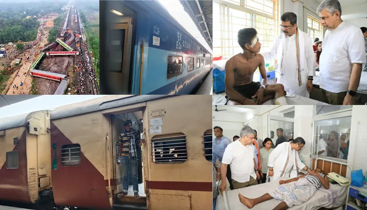 ରେଳ ଦୁର୍ଘଟଣାଗ୍ରସ୍ତଙ୍କୁ ଡାକ୍ତରଖାନାରେ ଭେଟିଲେ ରେଳମନ୍ତ୍ରୀ ଓ ଶିକ୍ଷାମନ୍ତ୍ରୀ