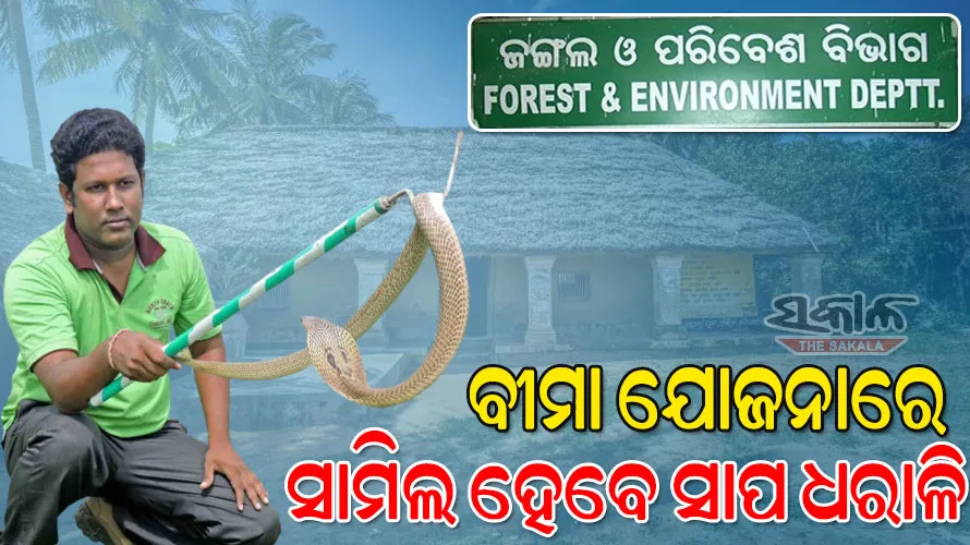 ସାପ ଧରାଳିଙ୍କ ପାଇଁ ଖୁସି ଖବର : ବୀମା ଯୋଜନାରେ ହେବେ ସାମିଲ, ପ୍ରିମିୟମ ଭରିବେ ସରକାର