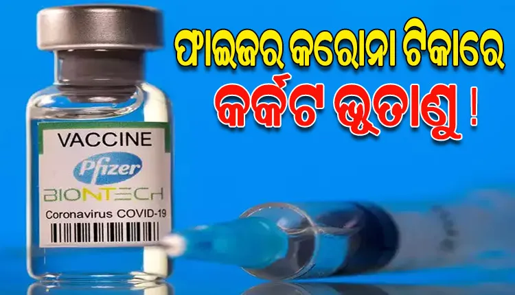 ହେଲ୍‌ଥ କାନାଡ଼ା ରିପୋର୍ଟ: ଫାଇଜର କରୋନା ଟିକାରେ କର୍କଟ ସୃଷ୍ଟିକାରୀ ସିମିୟନ ଭୂତାଣ !