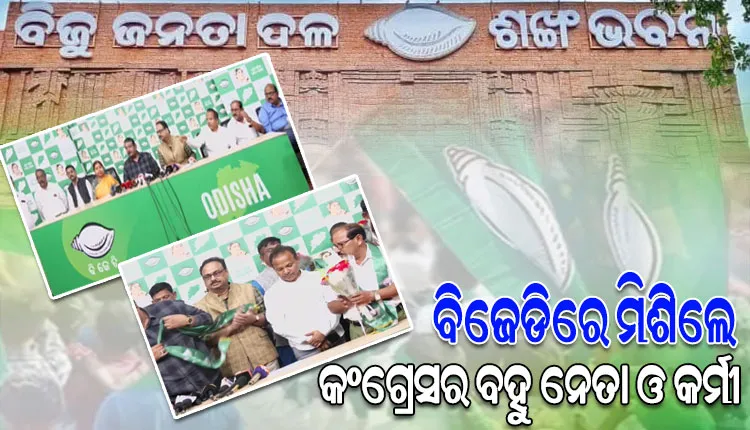 ବିଜେଡିରେ ମିଶିଲେ ବସ୍ତା ନିର୍ବାଚନମଣ୍ଡଳୀର କଂଗ୍ରେସର ବହୁ ନେତା ଓ କର୍ମୀ