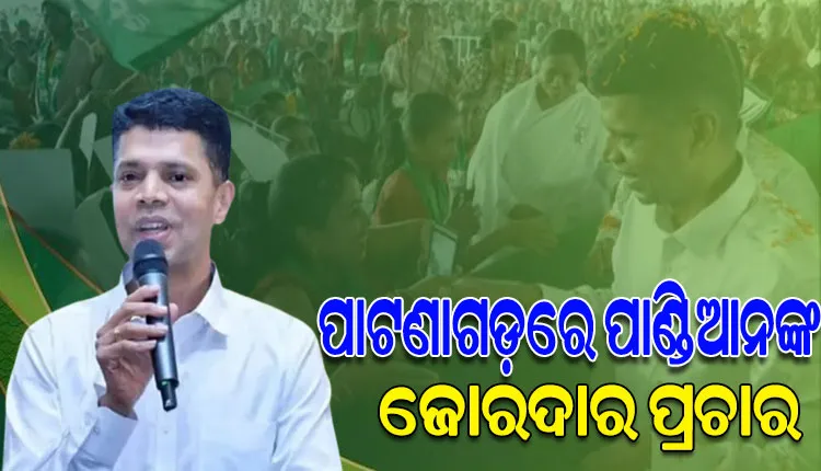 ପାଟଣାଗଡ଼ରେ କାର୍ତ୍ତିକ ପାଣ୍ଡିଆନଙ୍କ ବିଶାଳ ଜନସଭା; ବିରୋଧୀଙ୍କୁ ଟାର୍ଗେଟ କଲେ, ବିଜେଡି ପ୍ରାର୍ଥୀଙ୍କୁ ଆଶୀର୍ବାଦ କରିବାକୁ ଦେଲେ ଆହ୍ବାନ