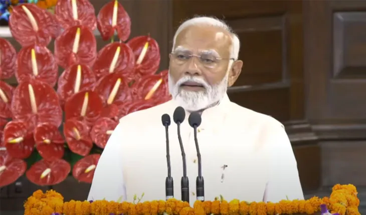 ଏନଡିଏର ନେତା ଭାବେ ନିର୍ବାଚିତ ହେଲେ ନରେନ୍ଦ୍ର ମୋଦୀ