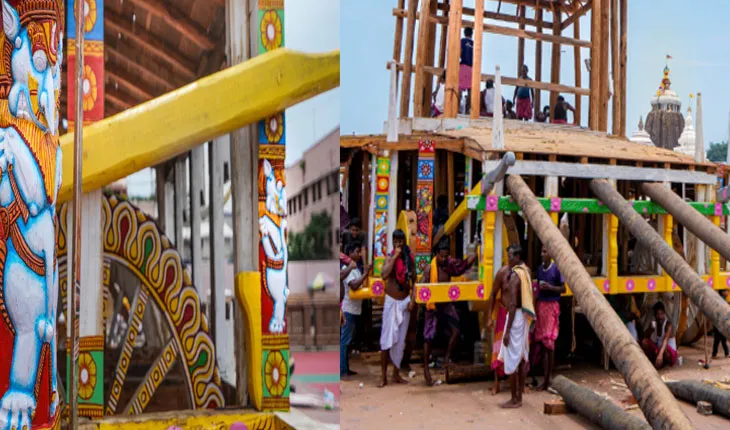 ଆଉ ୩ ଦିନ ପରେ ମହାପ୍ରଭୁଙ୍କ ବିଶ୍ୱପ୍ରସିଦ୍ଧ ରଥଯାତ୍ରା; ଶେଷ ପର୍ଯ୍ୟାୟରେ ତିନିରଥ ନିର୍ମାଣ କାର୍ଯ୍ୟ …