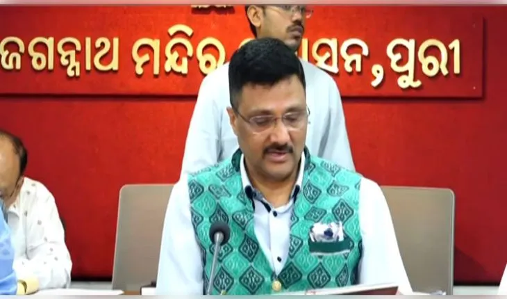 ଶ୍ରୀମନ୍ଦିର ପ୍ରଶାସନ ପକ୍ଷରୁ ଦ୍ୱିତୀୟ ପଞ୍ଜିକା ସମୀକରଣ ବୈଠକ ଶେଷ, ନିର୍ଭୁଲ ତଥ୍ୟ ପ୍ରକାଶ କରିବାକୁ ୫ ପ୍ରକାଶକଙ୍କୁ ନିର୍ଦ୍ଦେଶ