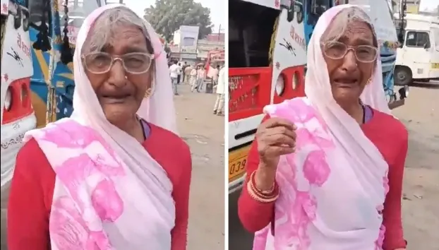 Viral Video: ୮୦ ବର୍ଷର ବୃଦ୍ଧା ମା’ଙ୍କୁ ବସଷ୍ଟାଣ୍ଡରେ ଛାଡି ପଳାଇଲା ଶିକ୍ଷକ ପୁଅ