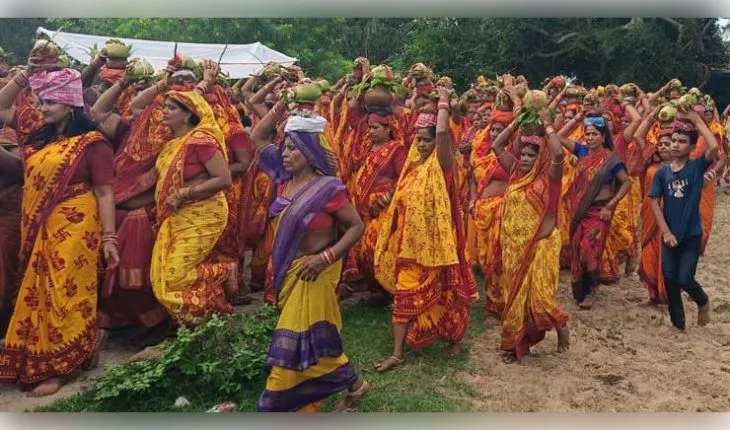 ‎ମନ୍ଦିର ପ୍ରତିଷ୍ଠା ପାଇଁ ୨୫୫ କଳସ ଯାତ୍ରା 