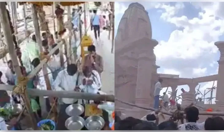 ମହାରାଷ୍ଟ୍ରରେ ନିର୍ମାଣାଧୀନ ମନ୍ଦିର ଛାତ ଭୁଶୁଡ଼ି ୭ ଶ୍ରଦ୍ଧାଳୁ ମୃତ