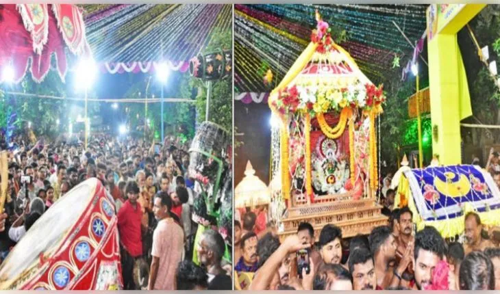 ପଡ଼ିଲା ହାତ ଗଣ୍ଠି, ବିବାହ ବନ୍ଧନରେ ବାନ୍ଧି ହେଲେ ଏକାମ୍ରଧିପତି ମହାପ୍ରଭୁ ଶ୍ରୀ ଲିଙ୍ଗରାଜ; ଯୁଗଳବନ୍ଦୀ ଦର୍ଶନ ପାଇଁ ଭିଡ଼