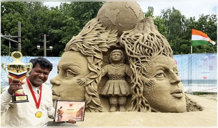 ବିଶିଷ୍ଟ ବାଲୁକା ଶିଳ୍ପୀ ସୁଦର୍ଶନ ପଟ୍ଟନାୟକଙ୍କୁ 'ରୁଷିଆନ୍ ଗ୍ରାଣ୍ଡ୍ ସ୍ୟାଣ୍ଡ ମାଷ୍ଟର କପ୍-୨୦୨୬'