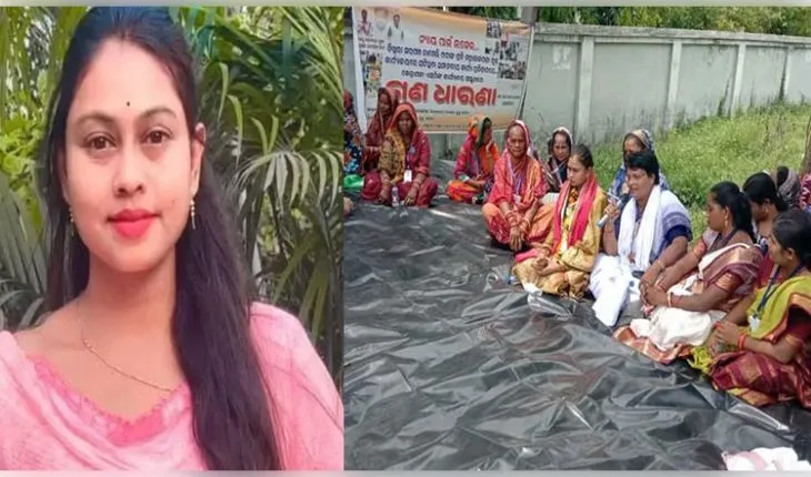 ଆକ୍ରମଣକାରୀଙ୍କ ଗିରଫ ଦାବିରେ ଏସପି ଅଫିସ ଆଗରେ ଧାରଣାରେ ବସିଲେ ତିଖିରି ସରପଞ୍ଚ ଚମେଲି ଓଝା