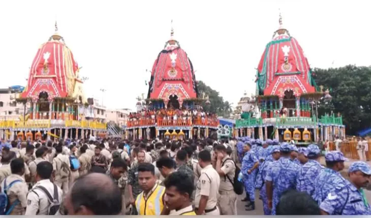 ବାହୁଡ଼ା ଯାତ୍ରା ପୂର୍ବରୁ ପୁରୀରେ ସମ୍ପନ୍ନ ହେଲା ତିନି ରଥର ଦକ୍ଷିଣ ମୋଡ଼ ନୀତି