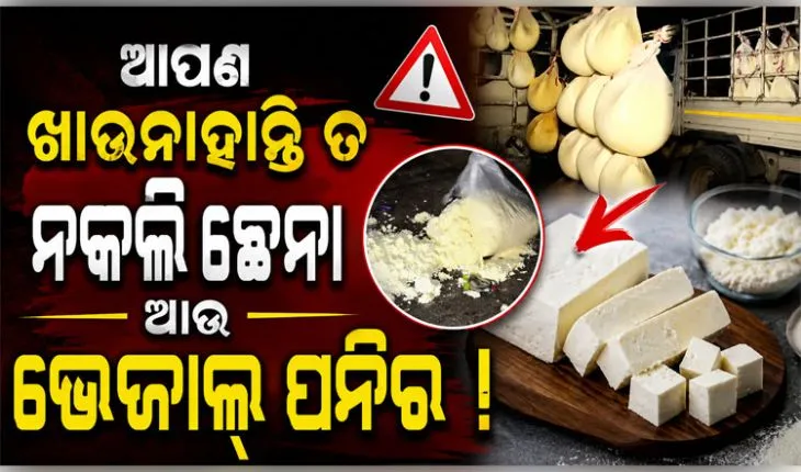 ଟ୍ୱିନ୍‌‌ସିଟିରେ ଖାଦ୍ୟ ସୁରକ୍ଷା ଯାଞ୍ଚ କଡ଼ାକଡ଼ି: ବିପୁଳ ପରିମାଣର ଭେଜାଲ ପନିର, ନକଲି ଛେନା ଜବତ 