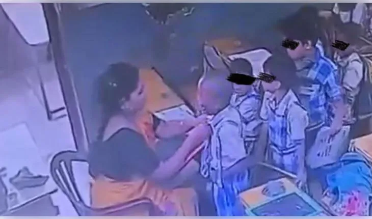 ହୋମୱାର୍କ କରିନଥିଲା UKG ଛାତ୍ର; ଶିକ୍ଷୟିତ୍ରୀଙ୍କ ଚାପୁଡ଼ାରେ ଚାଲିଗଲା ଜୀବନ !