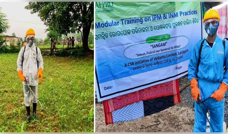 ବେଦାନ୍ତ ଆଲୁମିନିୟର ପ୍ରକଳ୍ପ ସଙ୍ଗମ କଳାହାଣ୍ଡିରେ ୪୦୦ରୁ ଉର୍ଦ୍ଧ କୃଷକଙ୍କୁ ନିରାପଦ ଏବଂ ଦୀର୍ଘସ୍ଥାୟୀ କୃଷି ପଦ୍ଧତି ଉପରେ ତାଲିମ ପ୍ରଦାନ କରିଛି