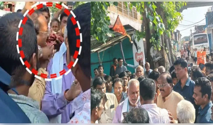 ବନ୍ୟାଞ୍ଚଳ ପରିଦର୍ଶନ ବେଳେ ଖଲ୍ଲିକୋଟର ବିଜେପି ବିଧାୟକ ପୂର୍ଣ୍ଣଚନ୍ଦ୍ର ସେଠୀଙ୍କୁ ଉତ୍ତ୍ୟକ୍ତ ଜନତାଙ୍କ ଆକ୍ରମଣ