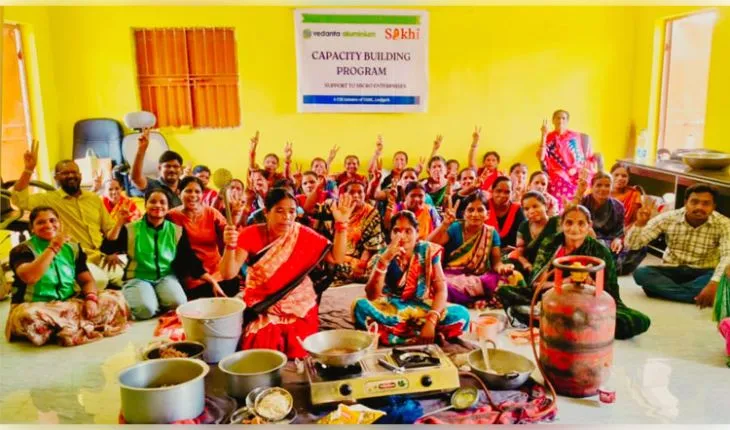 ଲାଞ୍ଜିଗଡ଼ରେ ୧୦୦ରୁ ଅଧିକ ଏସ୍ଏଚ୍‍ଜି ମହିଳାମାନଙ୍କୁ ମାଣ୍ଡିଆ ଭିତ୍ତିକ ଉଦ୍ୟୋଗୀ ସୁବିଧା ଯୋଗାଇ ଦେଇଛି ବେଦାନ୍ତ ଆଲୁମିନିୟମ