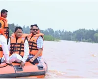 ବନ୍ୟା ପ୍ରଭାବିତ ଯାଜପୁର ଜିଲ୍ଲା ଗସ୍ତ କଲେ ମୁଖ୍ୟମନ୍ତ୍ରୀ ମୋହନ ଚରଣ ମାଝୀ, ଡଙ୍ଗାରେ ବୁଲି ସ୍ଥିତି ଅନୁଧ୍ୟାନ କଲେ