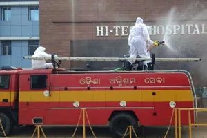 କୋଭିଡ ହସ୍ପିଟାଲ ଗୁଡ଼ିକରେ ଅଗ୍ନିକାଣ୍ଡ ଜନିତ ଦୁର୍ଘଟଣା ଏଡ଼ାଇବାକୁ ଅଗ୍ନିଶମ ବିଭାଗର ଆଗୁଆ ପ୍ରସ୍ତୁତି