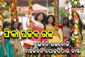 ଫିକା ପଡିବ ରଜ, ଝୁଲିବନି ରଜଦୋଳି, ମହକିବନି ପୋଡ଼ପିଠାର ବାସ୍ନା