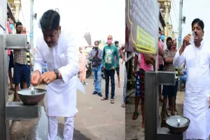ପୁରୀ ‘ଡ୍ରିଙ୍କ ଫ୍ରମ୍ ଟ୍ଯାପ’ ପ୍ରକଳ୍ପର ଜଳର ମାନ ପରଖିବା ସହ ସମୀକ୍ଷା କଲେ ନଗର ଉନ୍ନୟନ ମନ୍ତ୍ରୀ ପ୍ରତାପ ଜେନା