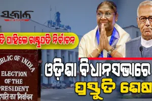 କାଲି ରାଷ୍ଟ୍ରପତି ନିର୍ବାଚନ : ବିଧାନସଭାରେ ୧୪୬ ବିଧାୟକ ଦେବେ ଭୋଟ, ପୂର୍ବାହ୍ନ ୧୦ଟାରୁ ଅପରାହ୍ନ ୫ଟା ଯାଏଁ ଭୋଟ ଗ୍ରହଣ