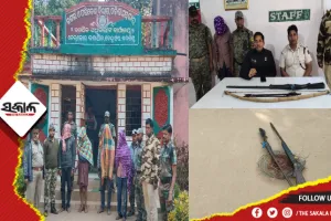 ତେଲକୋଇ ବନାଞ୍ଚଳର ବିଭିନ୍ନସ୍ଥାନରେ ବନ ବିଭାଗର ଚଢ଼ାଉ: ୪ ଗିରଫ, ୨ ଦେଶୀ ବନ୍ଧୁକ ସହ ତୀର ଓ ଶୀକାର ସରଞ୍ଜାମ ଜବତ