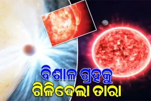 ମହାକାଶର ଅଦ୍ଭୂତ ଦୃଶ୍ୟ ରେକର୍ଡ କଲେ ବୈଜ୍ଞାନିକ; ବୃହସ୍ପତି ଆକାରର ବିଶାଳ ଗ୍ରହକୁ ଗିଳିଦେଲା ତାରା