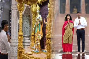 ପତ୍ନୀଙ୍କ ସହ ଅକ୍ଷରଧାମ ମନ୍ଦିର ଯାଇ ଭଗବାନ ସ୍ୱାମୀ ନାରାୟଣଙ୍କ ଦର୍ଶନ କଲେ ବ୍ରିଟେନ ପ୍ରଧାନମନ୍ତ୍ରୀ ଋଷି ସୁନକ୍