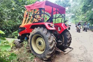 ଟ୍ରାକ୍ଟର ଧକ୍କାରେ ଚାଷୀ ମୃତ