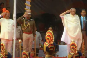 ୭୫ତମ ରାଜ୍ୟସ୍ତରୀୟ ସାଧାରଣତନ୍ତ୍ର ଦିବସ ପାଳିତ: ଜାତୀୟ ପତାକା ଉତ୍ତୋଳନ କଲେ ରାଜ୍ୟପାଳ, ସମ୍ମାନିତ ଅତିଥି ଭାବେ ଯୋଗଦେଲେ ମୁଖ୍ୟମନ୍ତ୍ରୀ