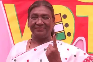 ଭୋଟ ଦେଲେ ରାଷ୍ଟ୍ରପତି ଦ୍ରୌପଦୀ ମୁର୍ମୁ