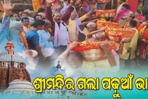 ପଢ଼ୁଆଁ ହେବେ ବଡ଼ଠାକୁର, ନିଆଳିର ମାଧବାନନ୍ଦଜିଉଙ୍କ ପୀଠରୁ ଶ୍ରୀମନ୍ଦିର ଗଲା ପଢ଼ୁଆଁ ଭାର