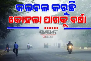 ଆଗାମୀ ୧୨ ଘଣ୍ଟାରେ ଅବପାତ ! ରାଜ୍ୟରେ ଲାଗି ରହିଛି କୋହଲା ପାଗ ସହ ବର୍ଷା…